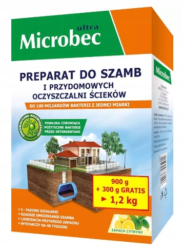 

Bros Microbec Ultra Preparat do szamb 1,2kg