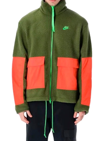 Pánská silná fleecová Mikina Nike Sportswear Essentials Loose Fit DD5021-326 L