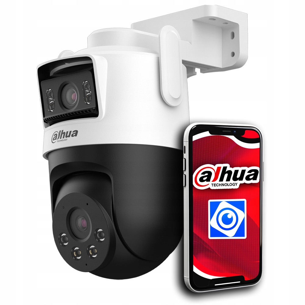 Kamera obrotowa zewnętrzna Dahua IP WiFi - dwa obiektywy (5MPx+5MPx)
