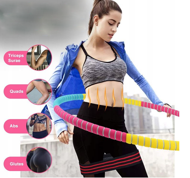 HULA HOOP FITNESS ODCHUDZAJĄCE KOŁO SKŁADANE MASAŻ Rodzaj klasyczne