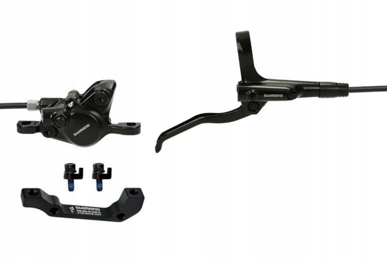 Hamulec hydrauliczny Shimano MT200 tylny zestaw zalany klamka zacisk tył