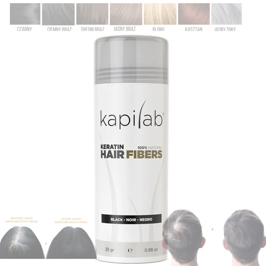Kosmetyk KAPILAB - Zagęszczanie włosów mikrowłókna KOLORY HIT
