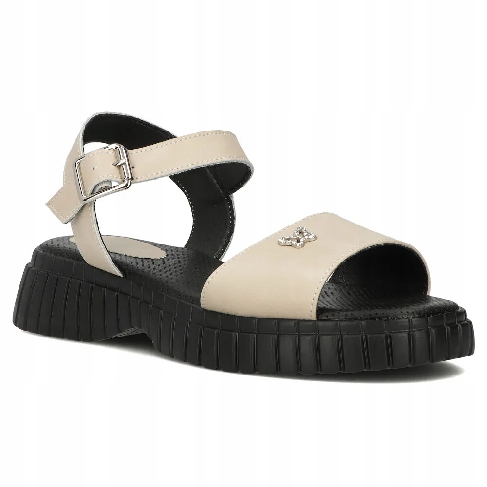 Buty damskie skórzane sandały letnie Filippo lekkie r.39