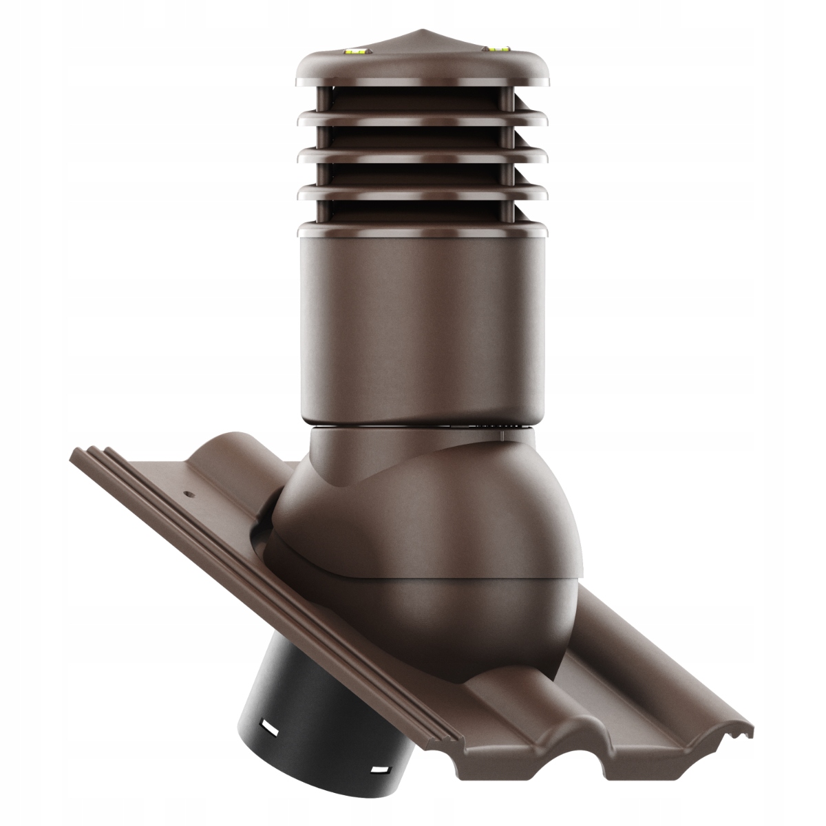 větrací komín Izolovaný Smart fi150 Braas Románský Hnědý