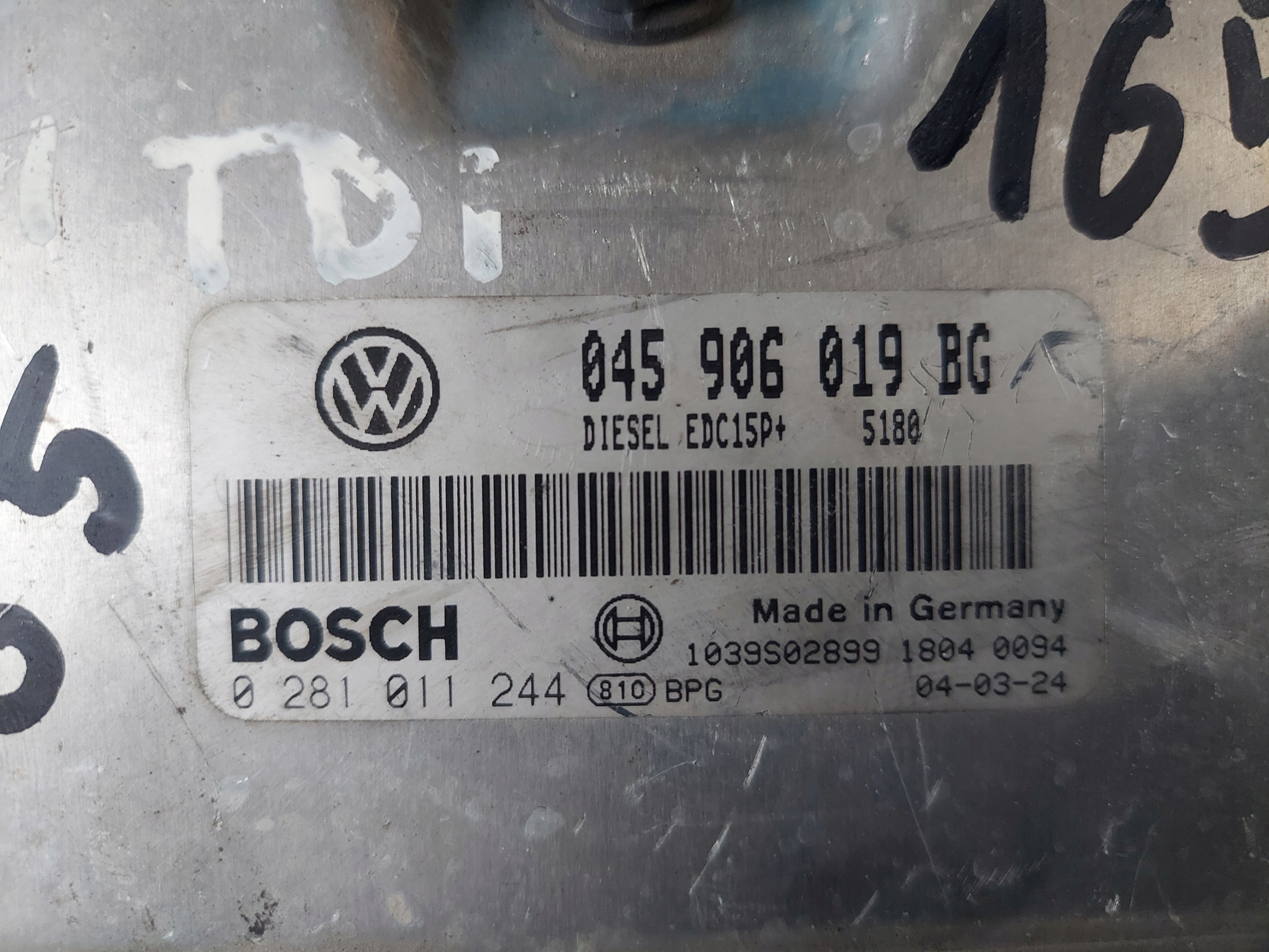 IBIZA 1.4 TDI 0 45906019BG centralina motore