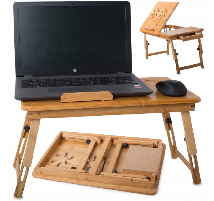 

Stolik Pod Laptopa Bambusowy Podstawka Do Łóżka