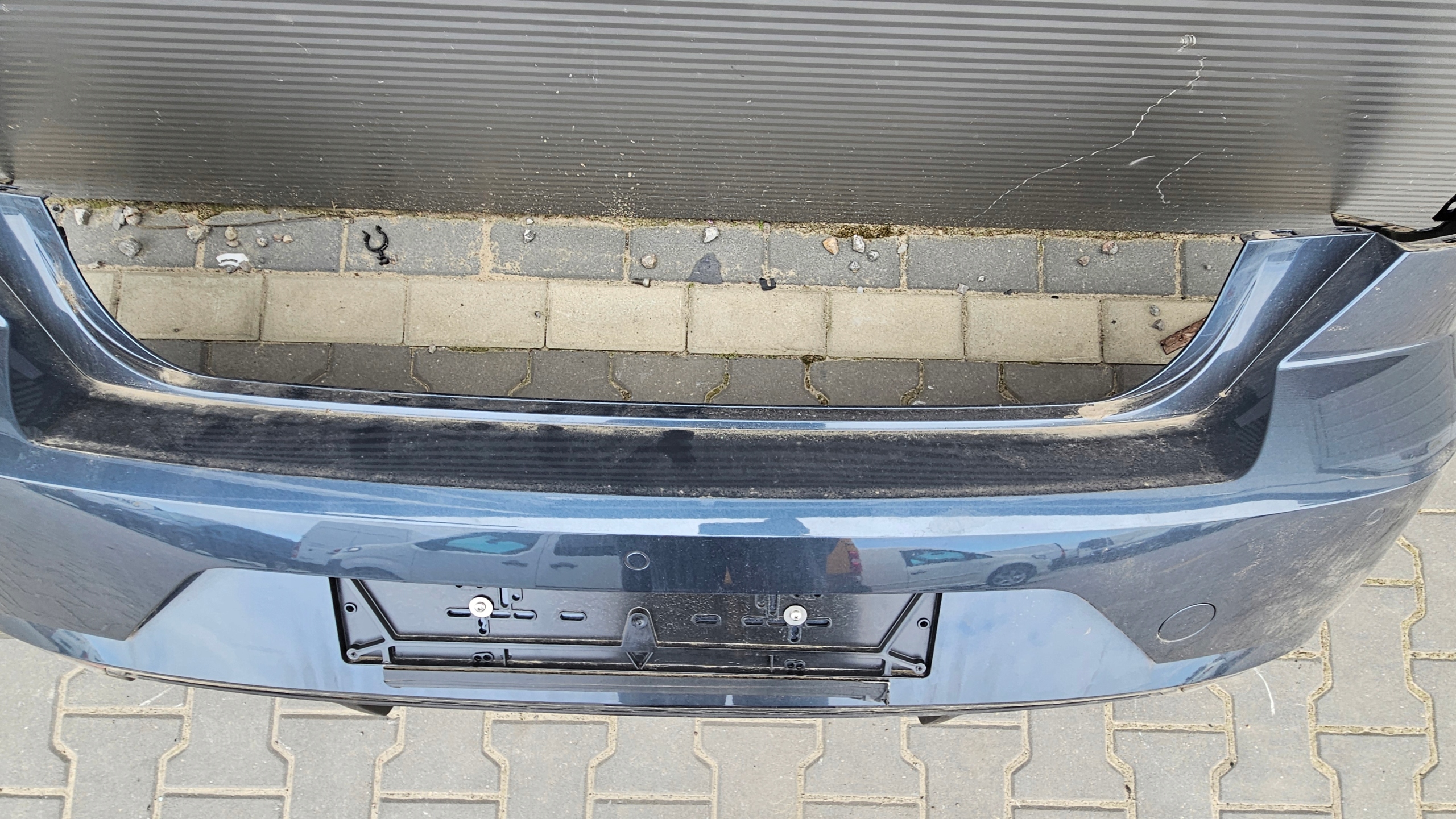SEAT Ibiza V 5 6F | bumper rear part rear 6F0807421 colour LS7H