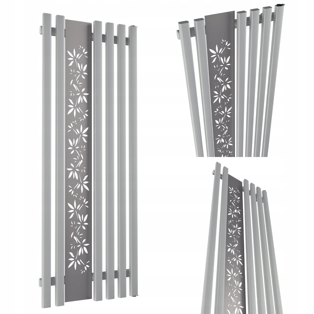 Dekorativní Radiátor Flower 1600/600 Stříbrný
