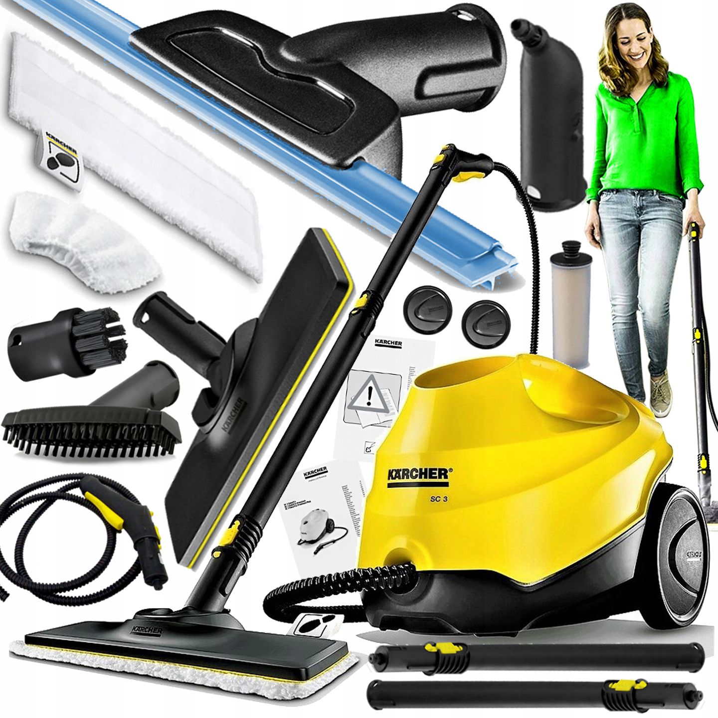

Karcher SC3 Parownica Myjka Parowa Czyste Okna XXL