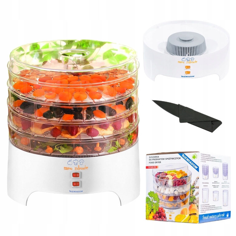 Sušička Houb, Ovoce, Zeleniny , Bylinek 500W Niewiadów Vyrobeno v Polsku