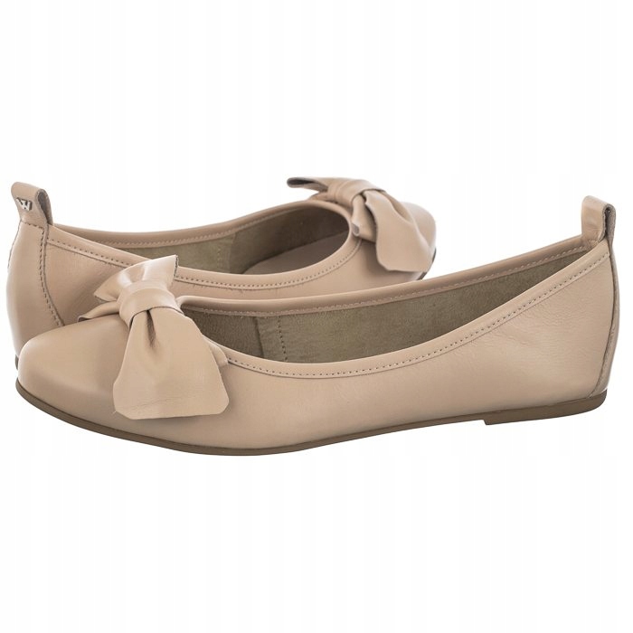 Dámské boty Baleríny Obuv Wojas Béžová 44007-54
