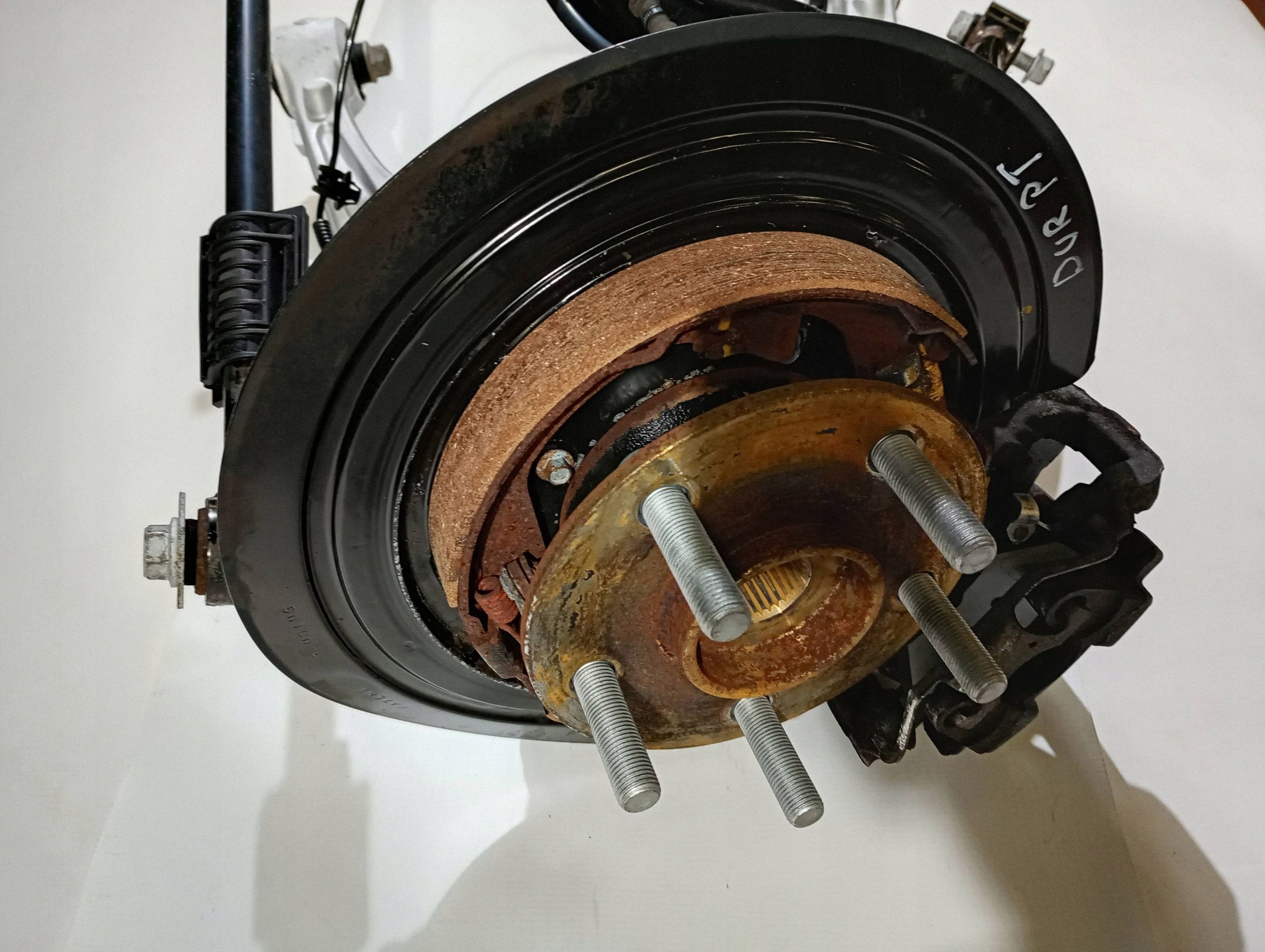 achsträger rechts heck komplet achsschenkel radnabe radlager bremssattel bremse sattel querlenker Dodge Durango 2014