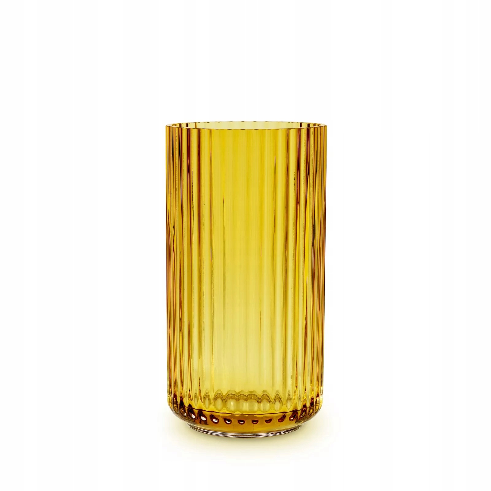 Lyngby Porcelain Lyngby Váza Sklenená 15 cm Amber Jantárová