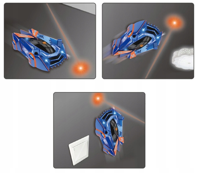 AUTO JEŻDŻĄCE PO ŚCIANIE SUFICIE SAMOCHÓD NA LASER Marka AIG