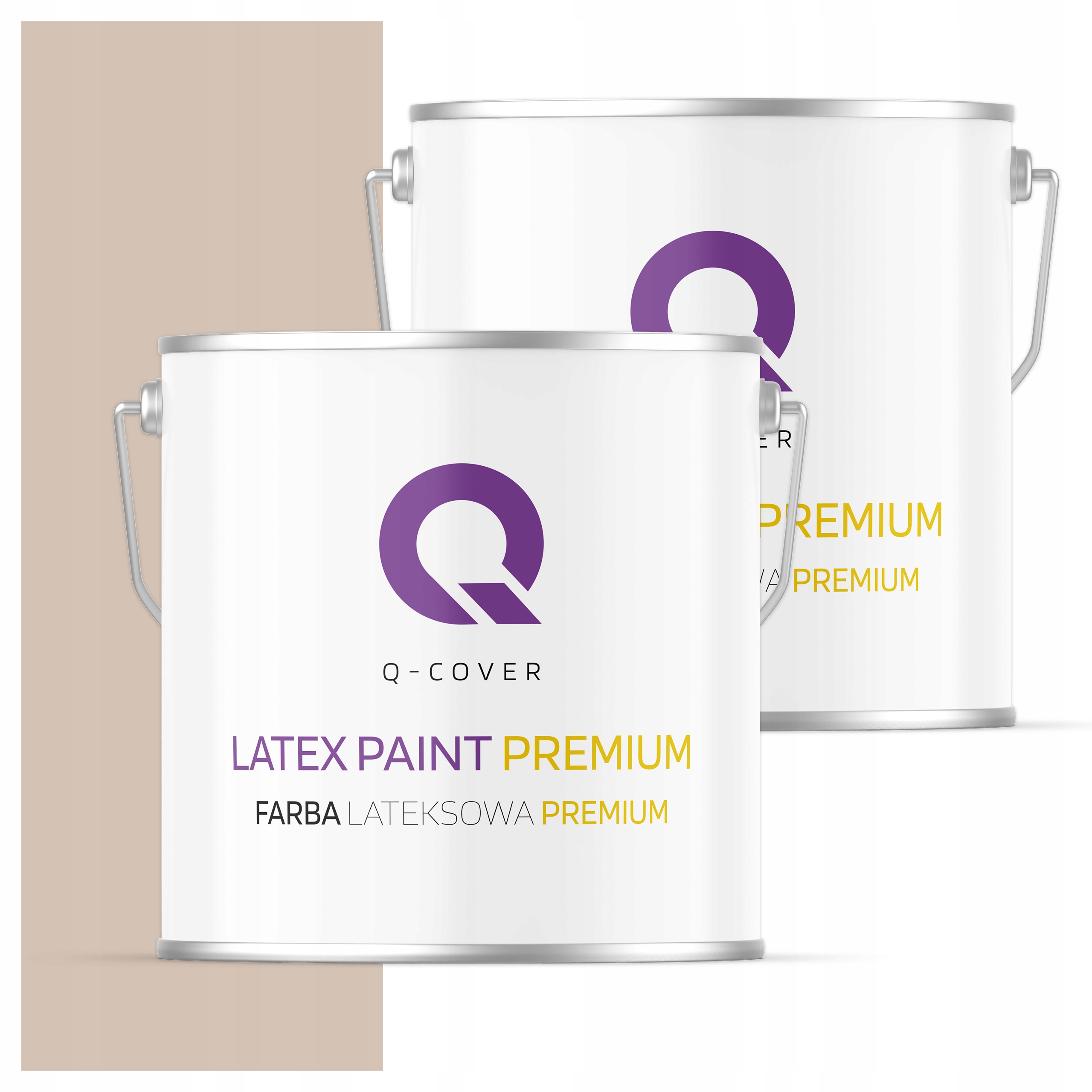 Plamovzdorná farba Umývateľná na steny stropov 5L Hlboká matná orechová svetlá