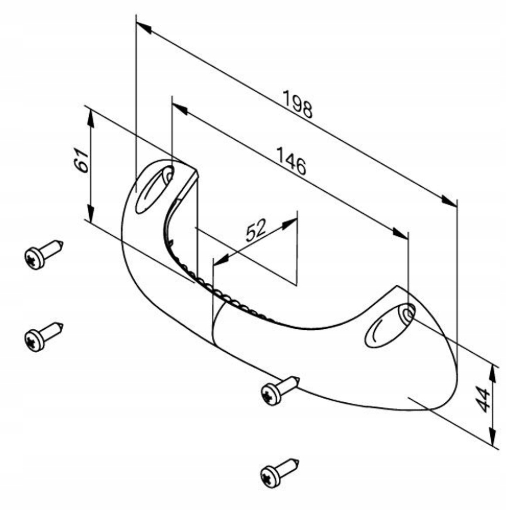 UCHWYT DO PODNOSZENIA BRAMY RĄCZKA Marka Flexi Force