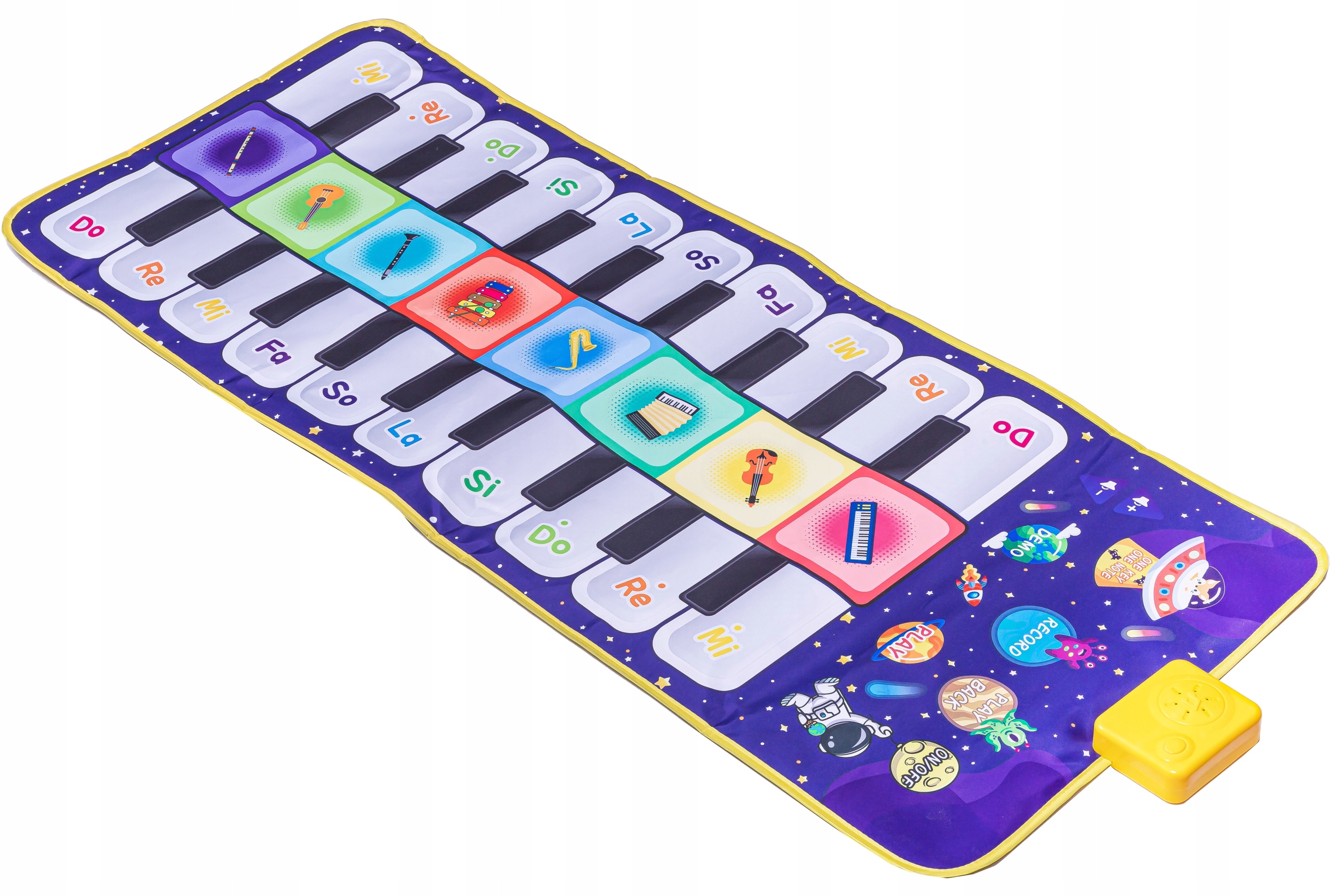 MATA MUZYCZNA INTERAKTYWNA DO TAŃCZENIA PIANINKO GRA TANECZNA ZRĘCZNOŚCIOWA EAN (GTIN) 5901801508342