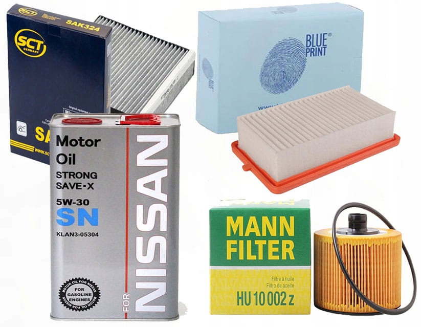 

Zestaw filtrów Nissan Micra V K14) 0.9 1.0 +olej