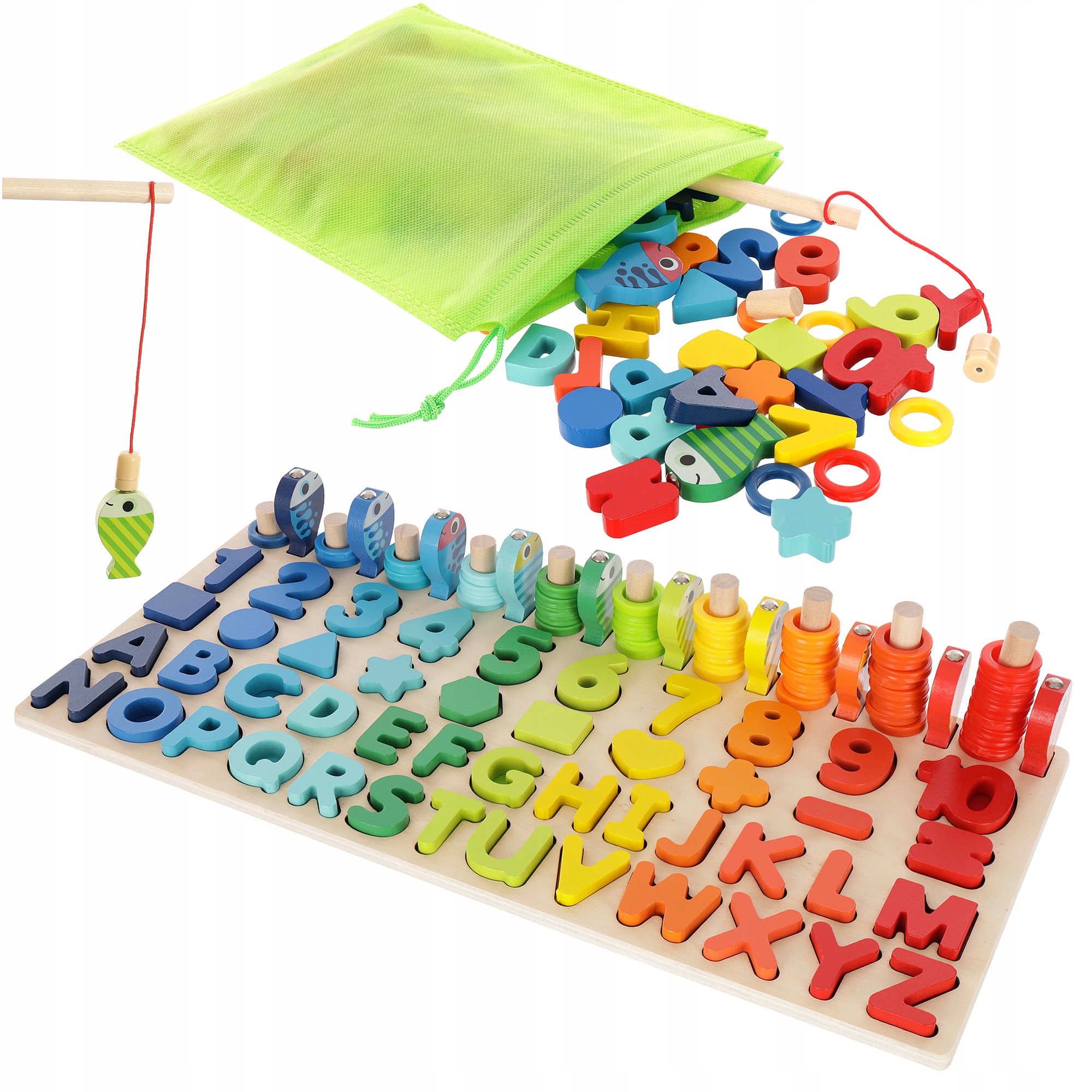 

LT298 Montessori Trening Mózgu Rybki Liczby Cyfry