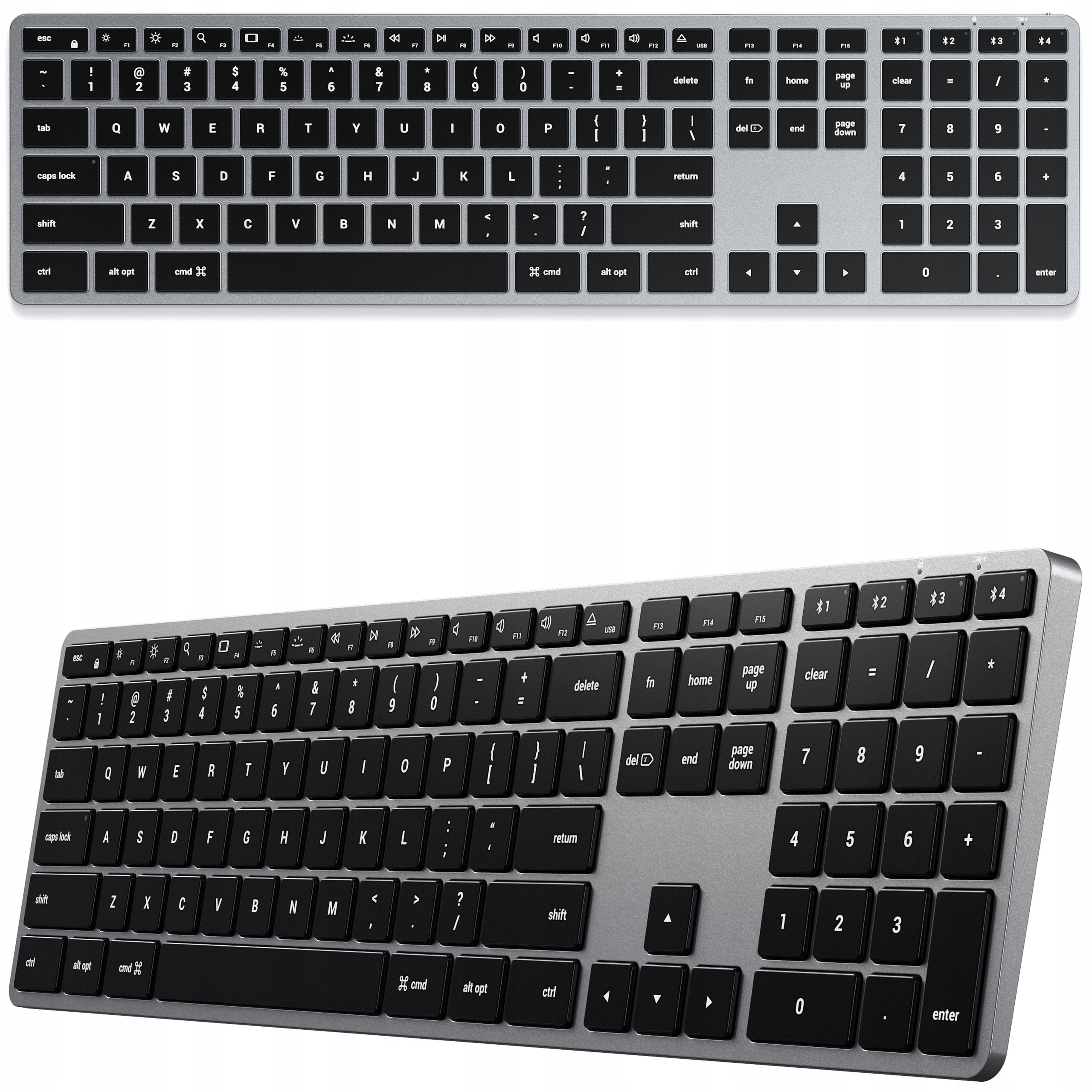 Satechi X3 Slim Backlit Klawiatura Bezprzewodowa z Układem Numerycznym