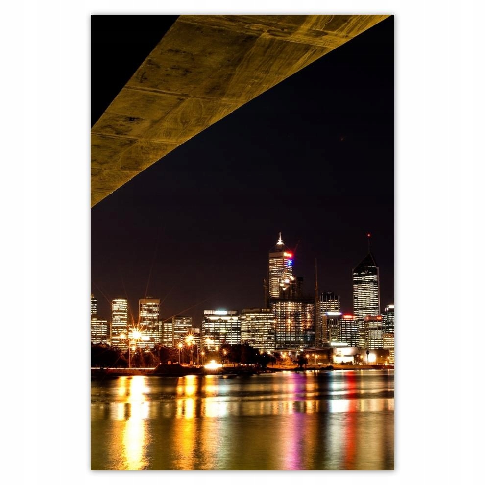 

Plakat 62x93 Nocne zdjęcie z mostem