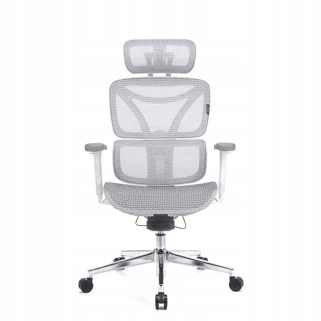 Fotel ergonomiczny biurowy Levano System Control Pro biały