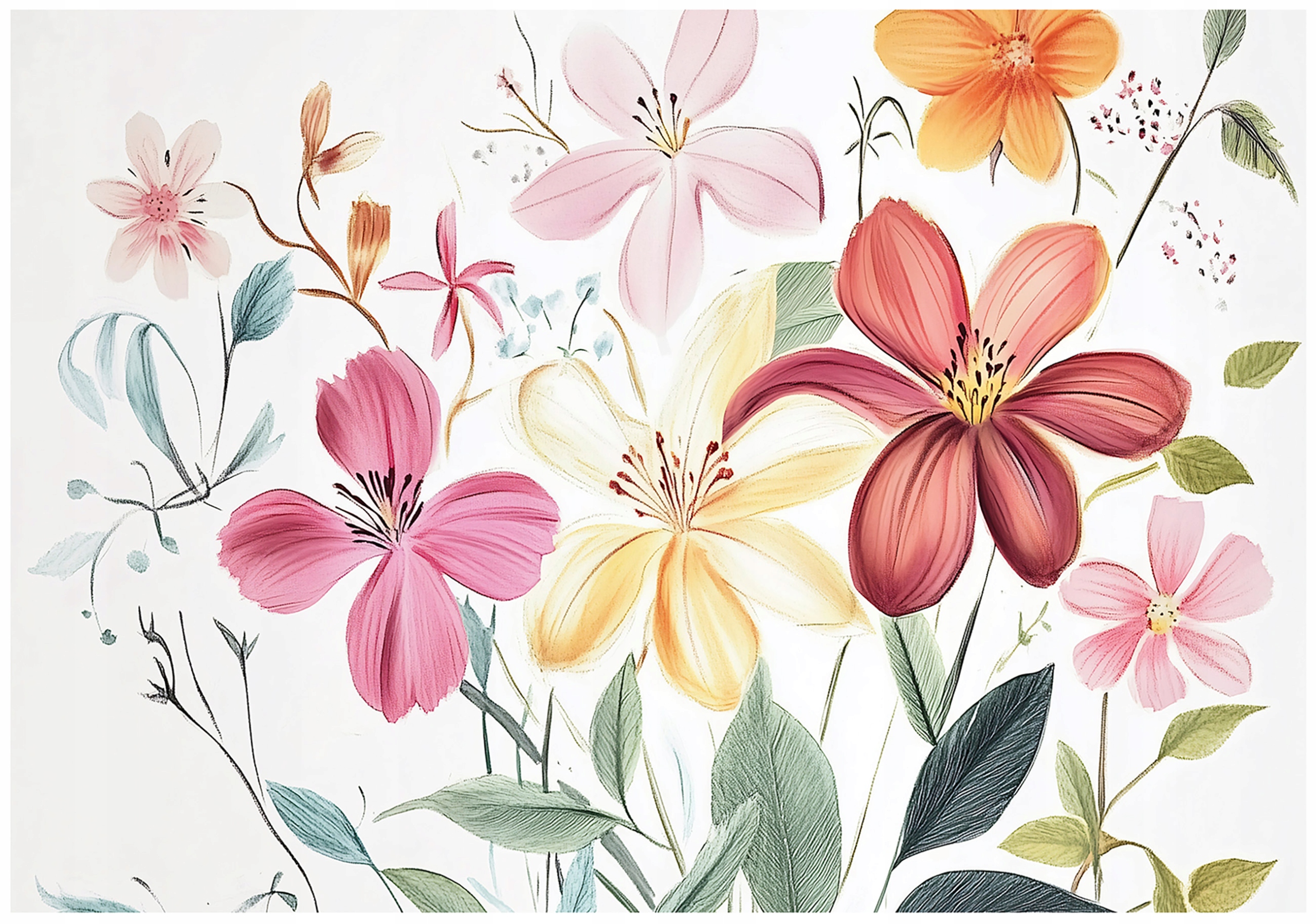 Fototapeta Na Flizelině Pro Dívky Květiny Tapeta Na Zeď 300x210