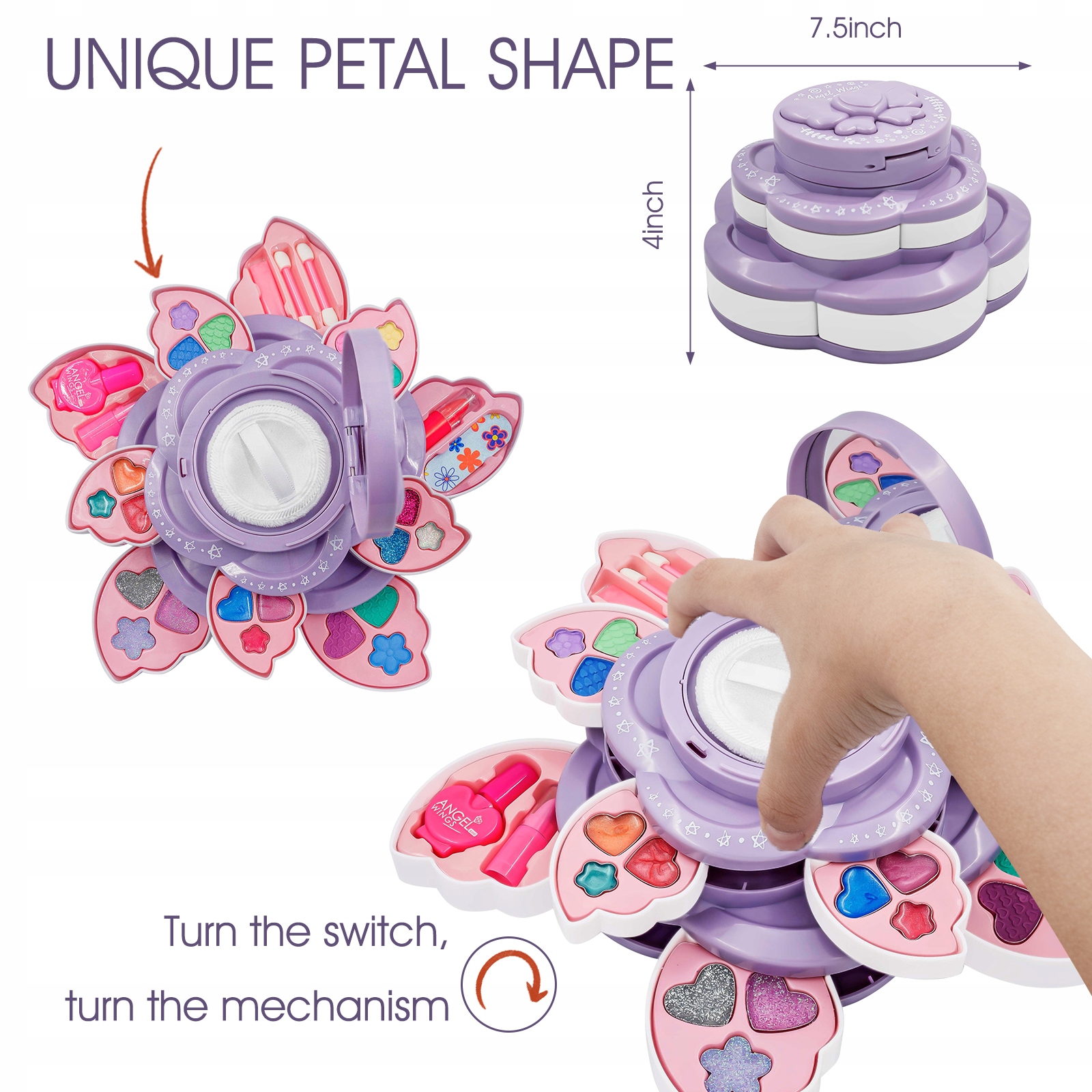 ZESTAW DO MALOWANIA KOSMETYKI MAKIJAŻ DLA DZIECI EAN (GTIN) 6975812010070