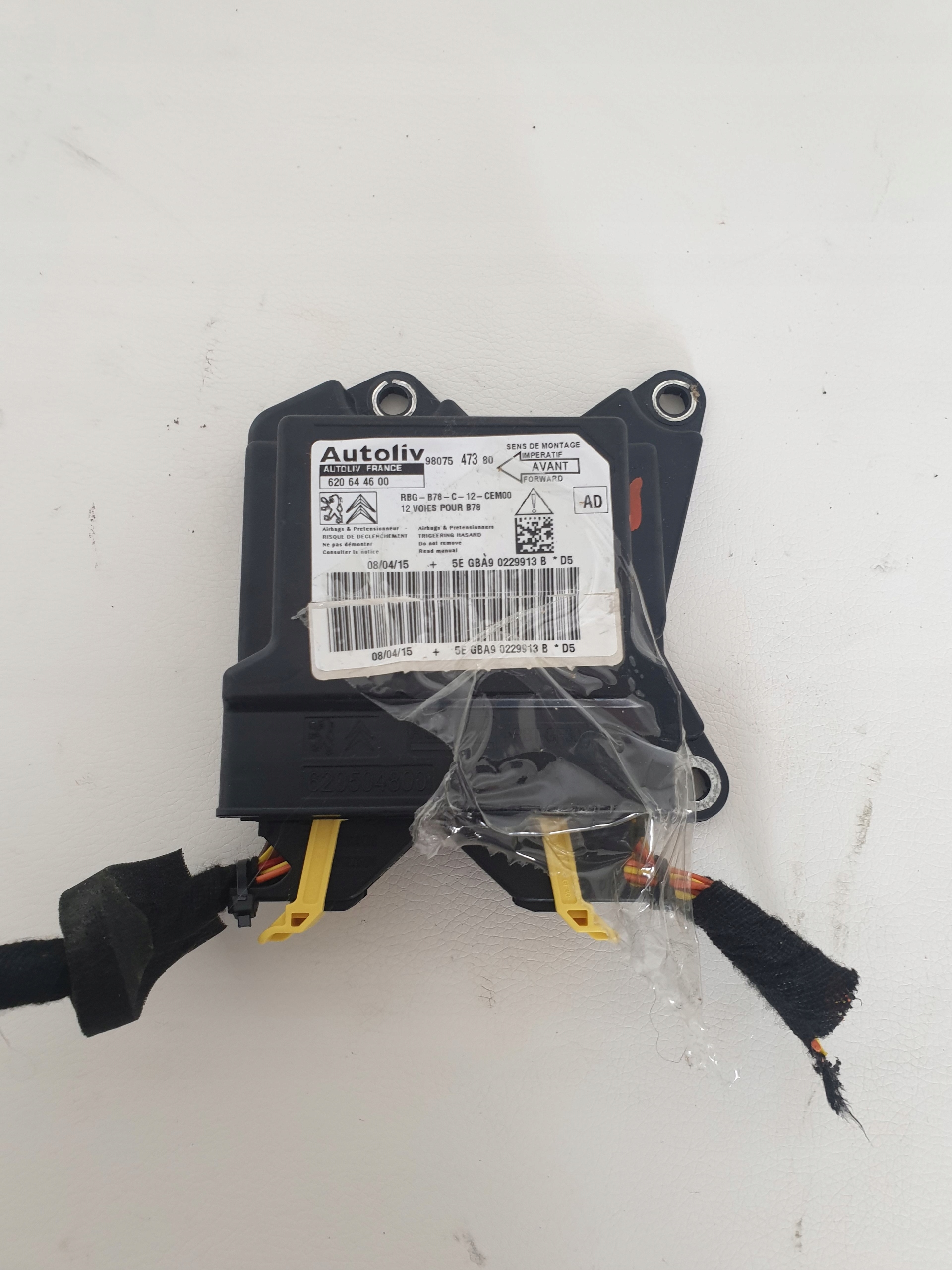 CITROEN C4 GRAND PICASSO II 13-16 modulo Centralina SENSOR airbag AIR BAG