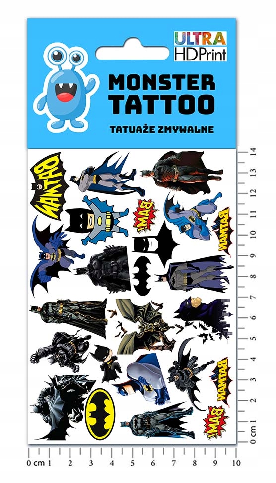 TATUAŻE ZMYWALNE WODNE DLA DZIECI DZIECIĘCE BATMAN WZORY SUPER JAKOŚĆ Nazwa Wodne Zmywalne Na Urodziny Prezent Tymczasowe Oryginalne Wielokrotnego Użytku Dużo Wzorów