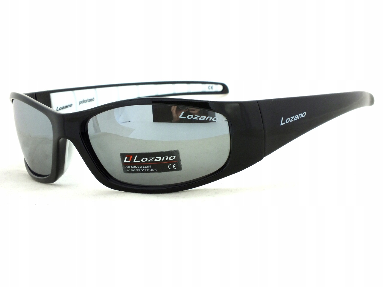 lz Okulary sportowe Polaryzacyjne lustrzanki Etui