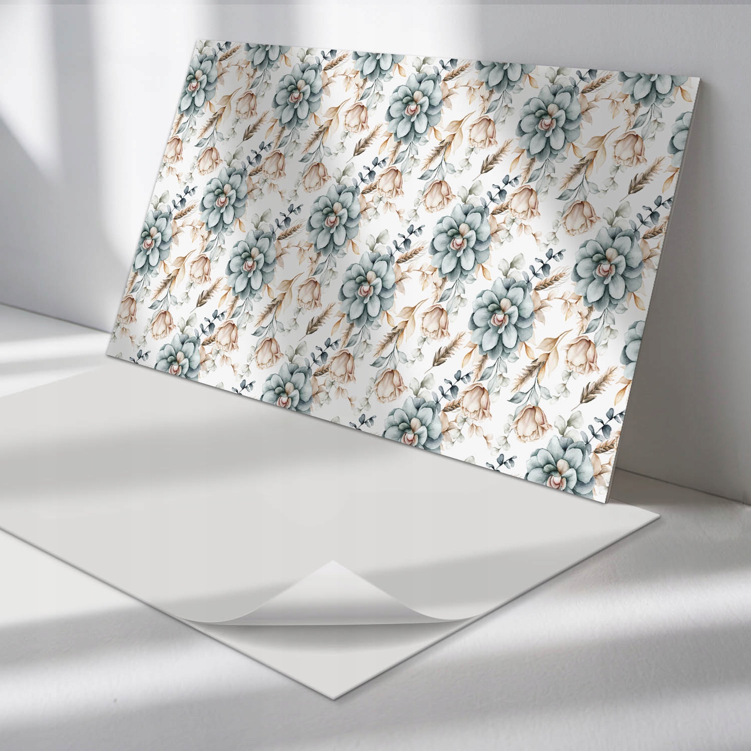 Balíček nástenných vinylových panelov Kvetinový rastlinný vzor 6 ks 60x30 cm