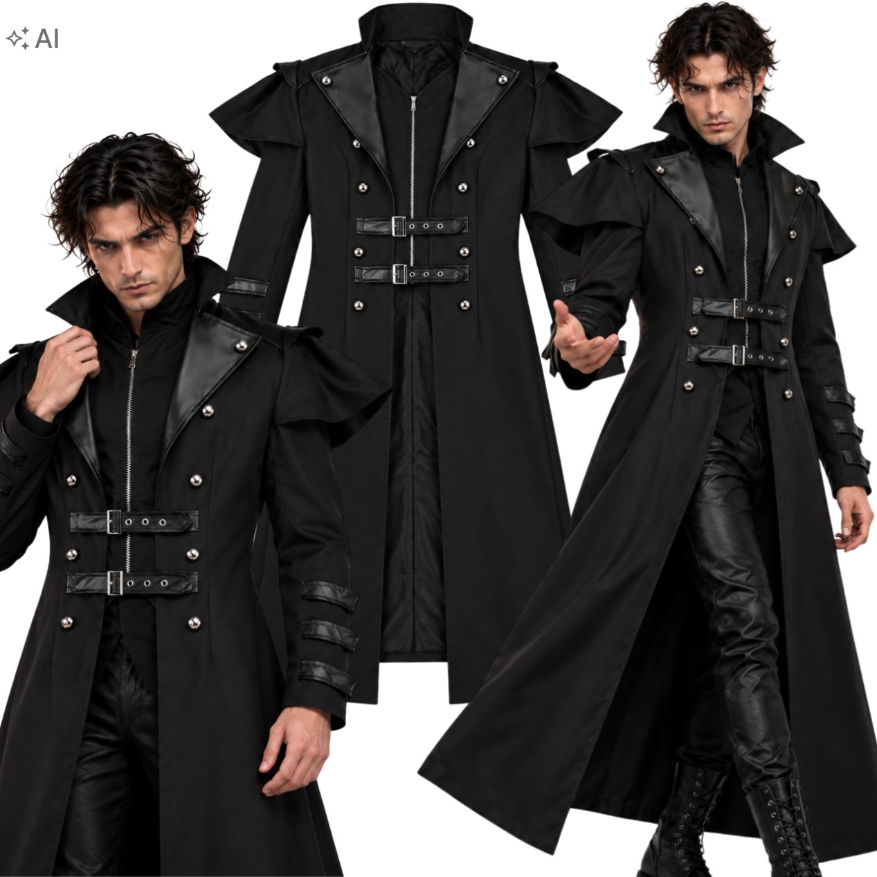 Kostým Kabát Doktora Moru Mor Detektiv Steampunk Pirát S M 158 164