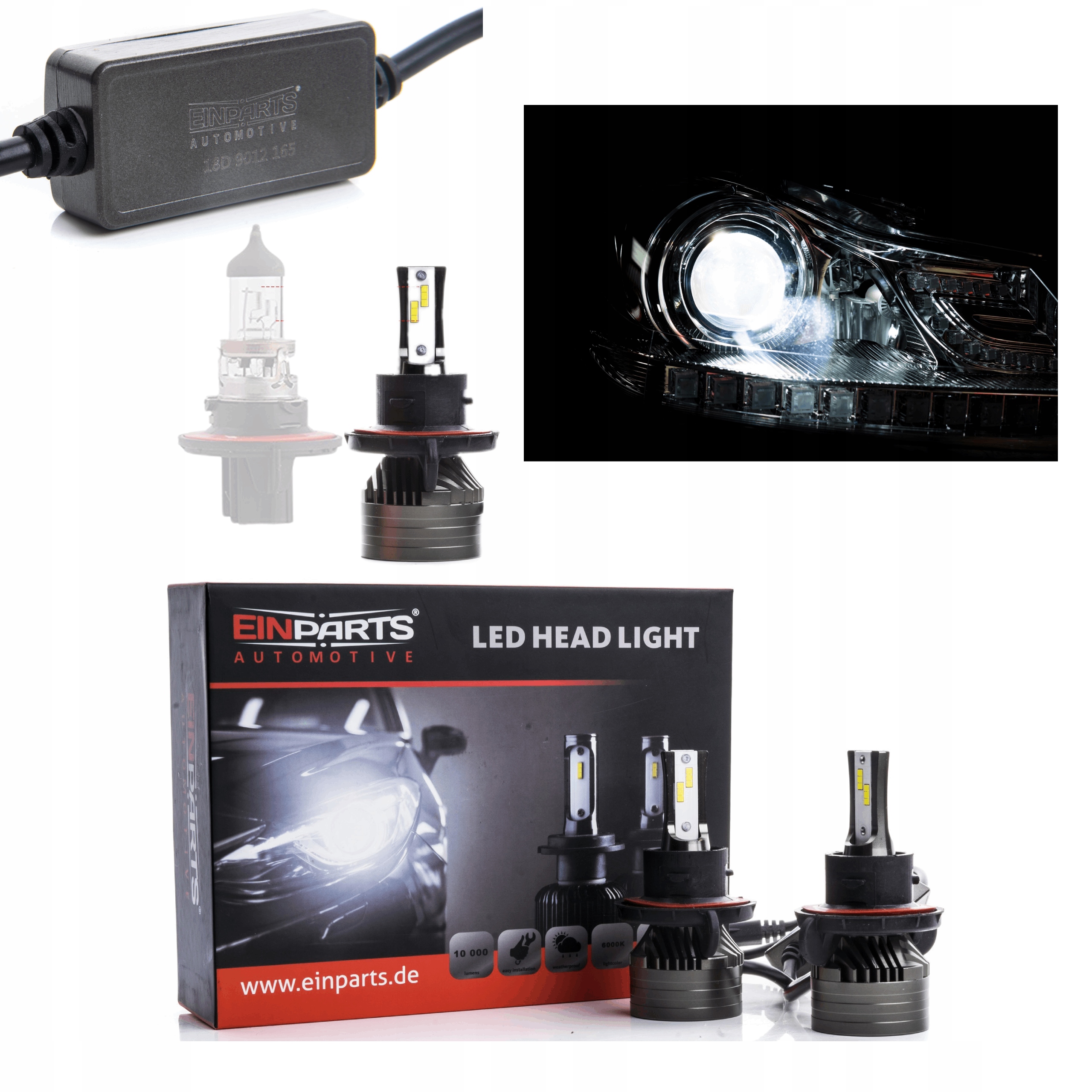 Žiarovky H13 Led 12/24V Canbus Seoul Csp 6000K