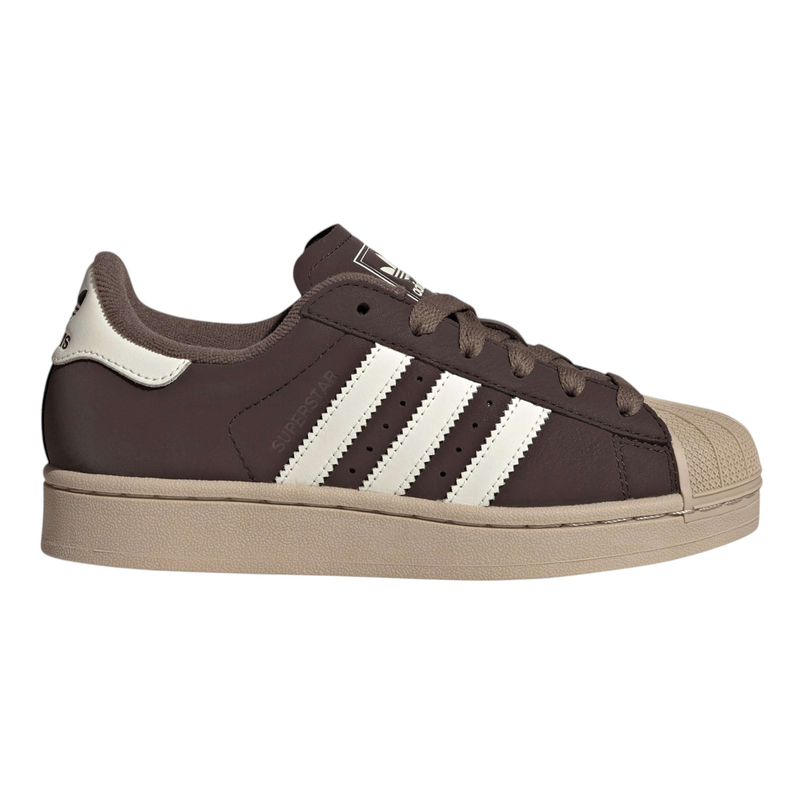 Buty damskie Adidas Superstar II KJ4545 brązowe skórzane sportowe 38 2/3