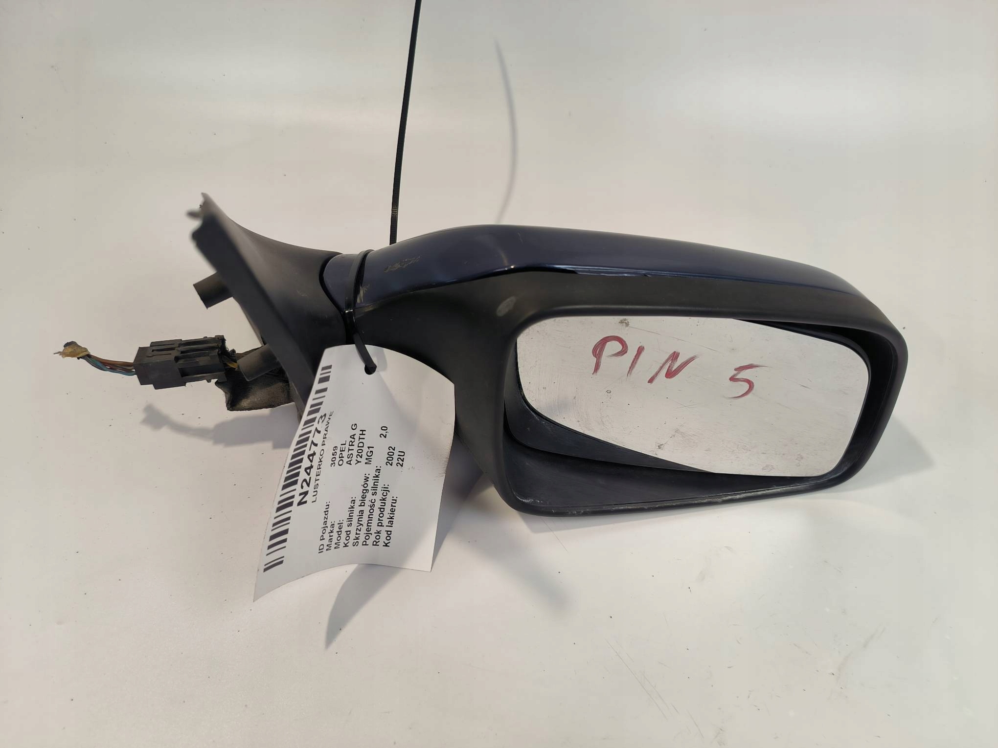 mirror right PIN 5 OPEL ASTRA G