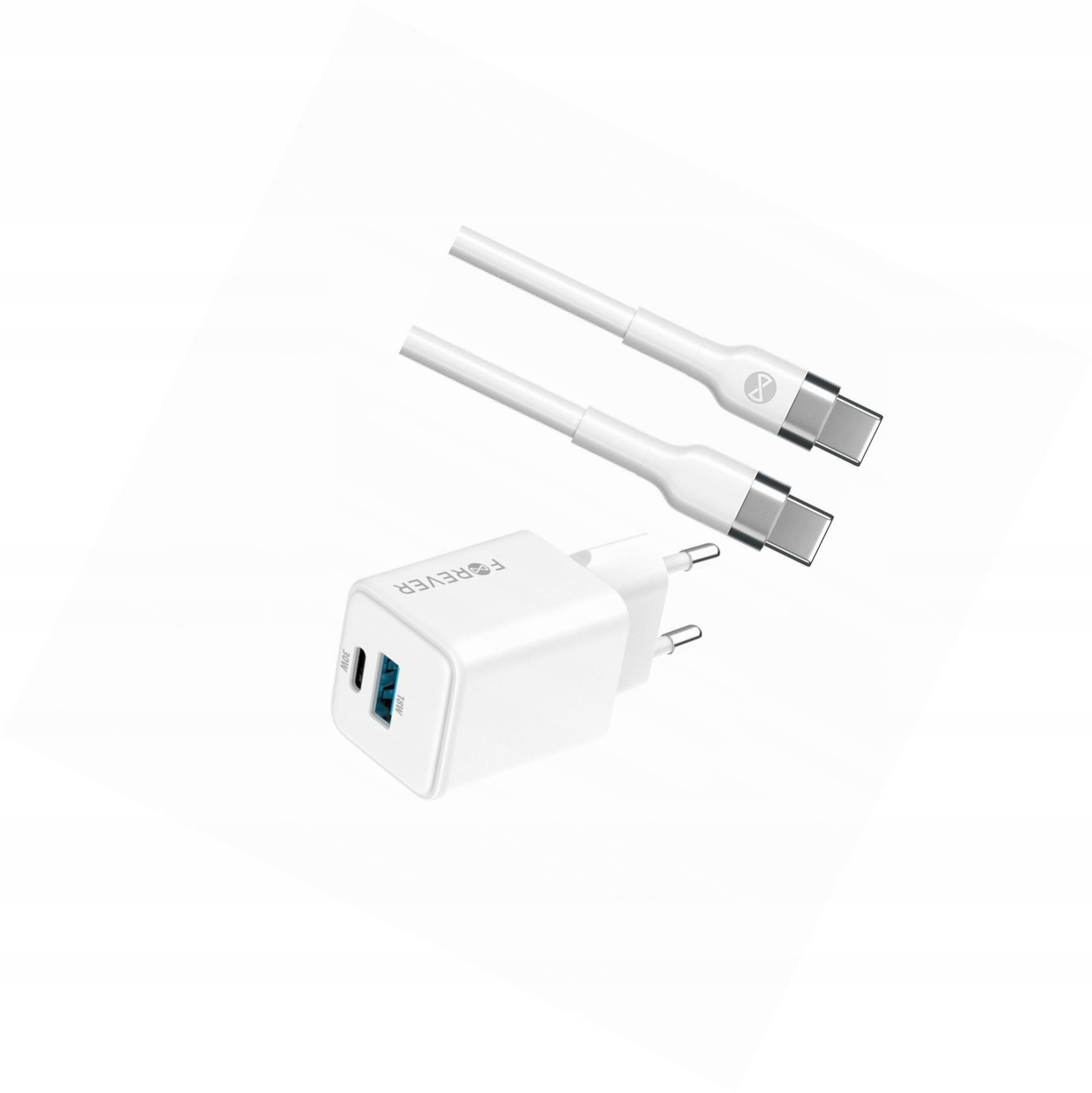 Szybka ładowarka GaN 30W Usb i Usb-c z kablem do Samsung Galaxy A05S
