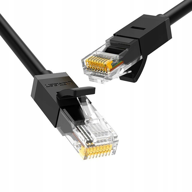 Ugreen Kabel Ethernet CAT6 RJ45 8M Gigabit Czarny NW102