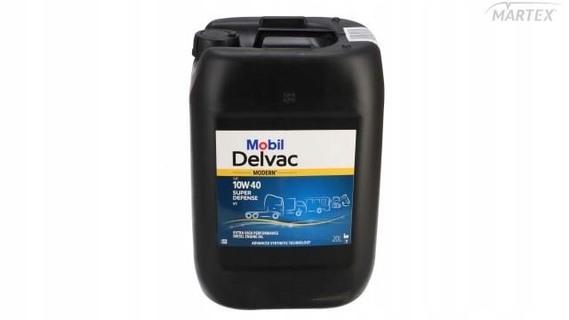 Olej Mobil Delvac M 10W40 Sup Def V1 20L Acea E7,E4; Man M3277; Mb 228.5, 2