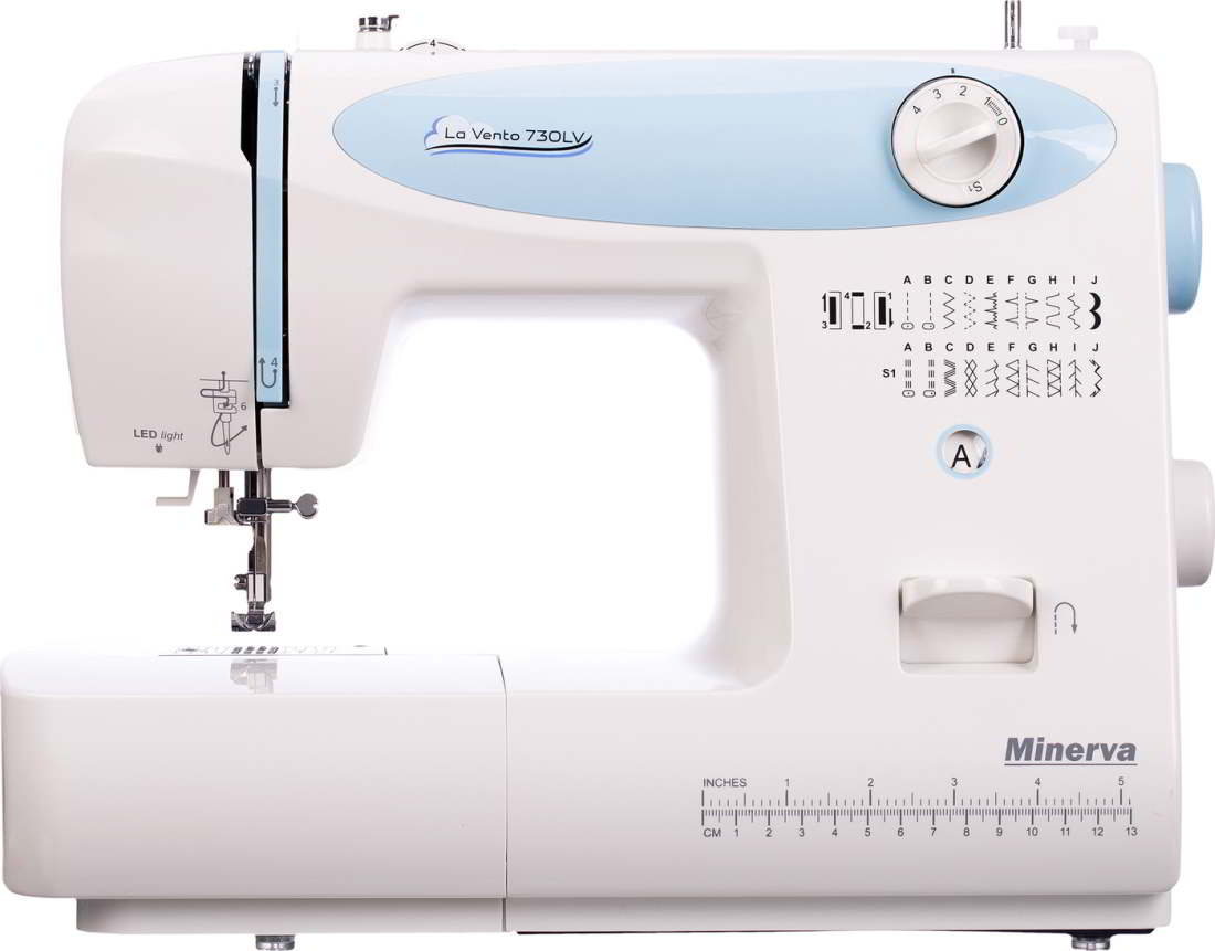 Maszyna do szycia domowa mechaniczna mocna 19 ściegów Minerva LaVento 730LV