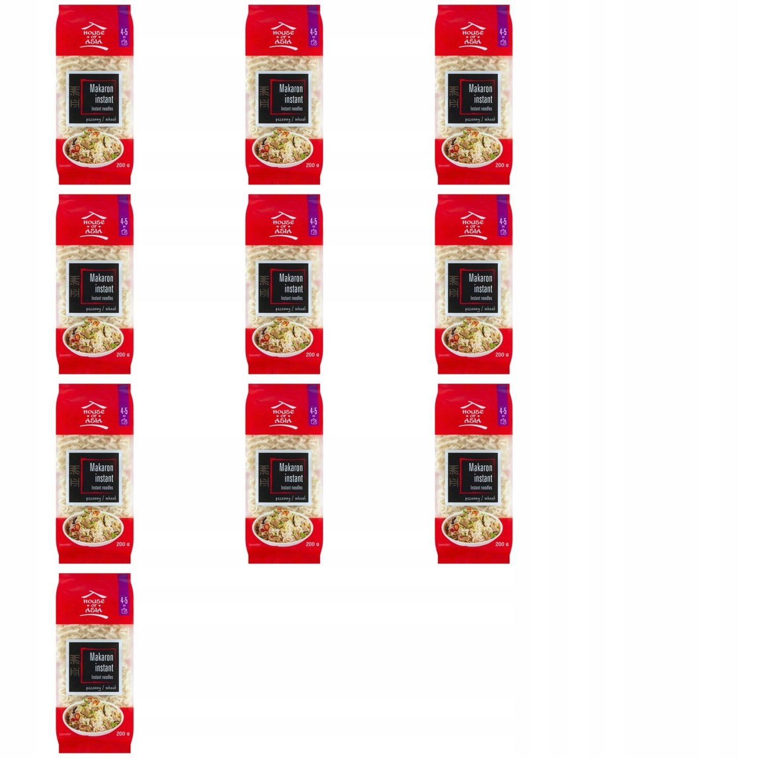 10x 200g House Of asia makaron instant Karton