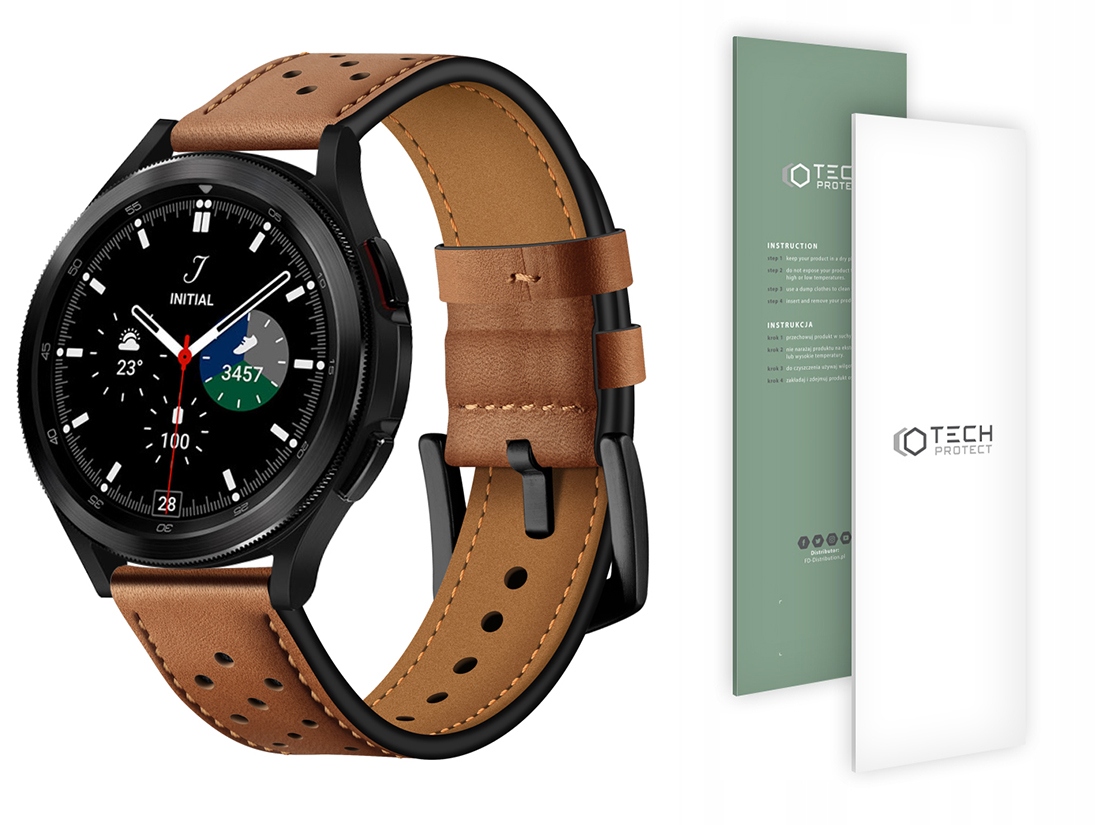 

Skórzany Pasek Skóra Do Galaxy Watch 4 Classic