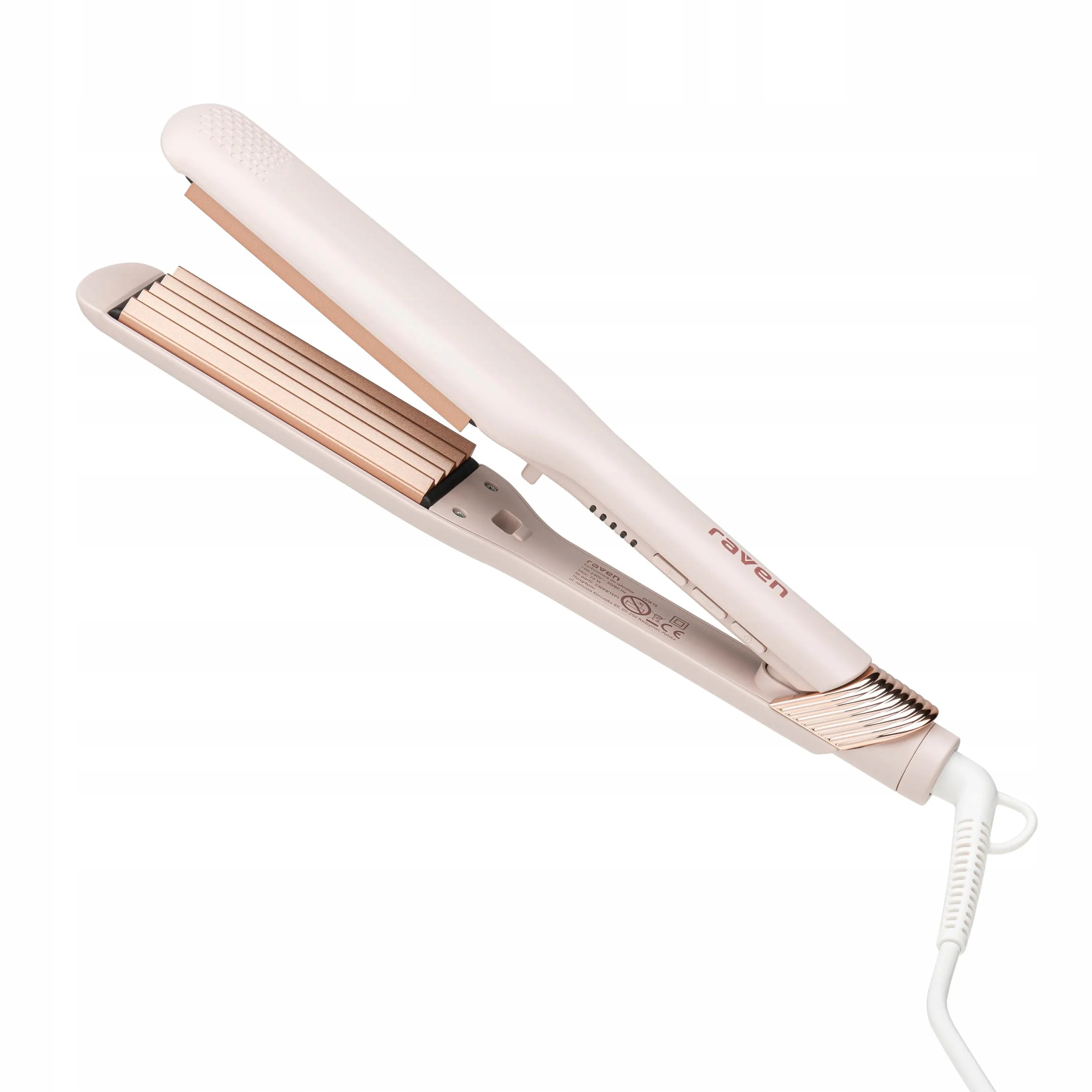 Karbownica Raven EKW1S 72W Powłoka ceramiczna Obrotowy kabel Różowa