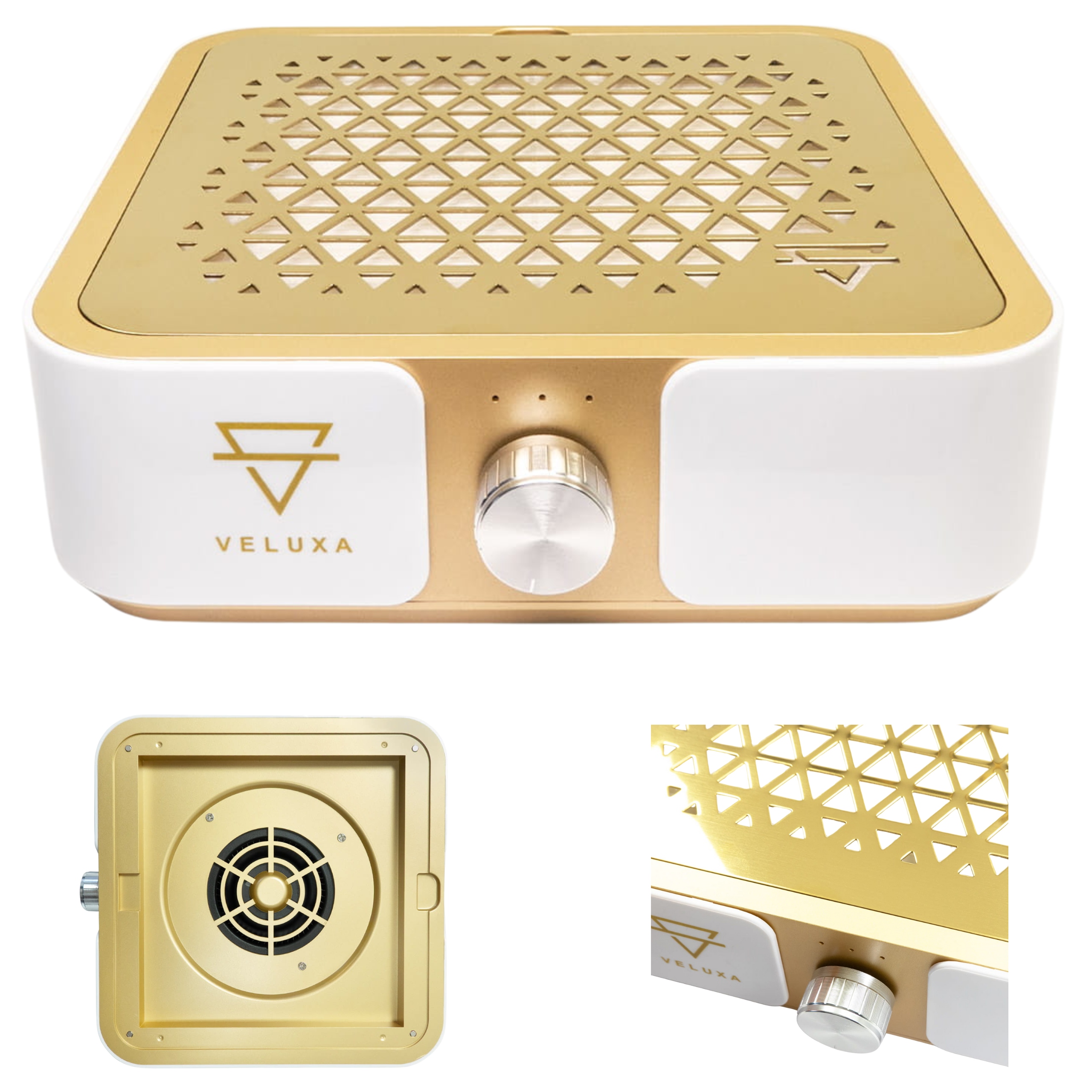 Odsávačka prachu Veluxa 60 W Kazetová manikúra na nehty Tichý silný filtr