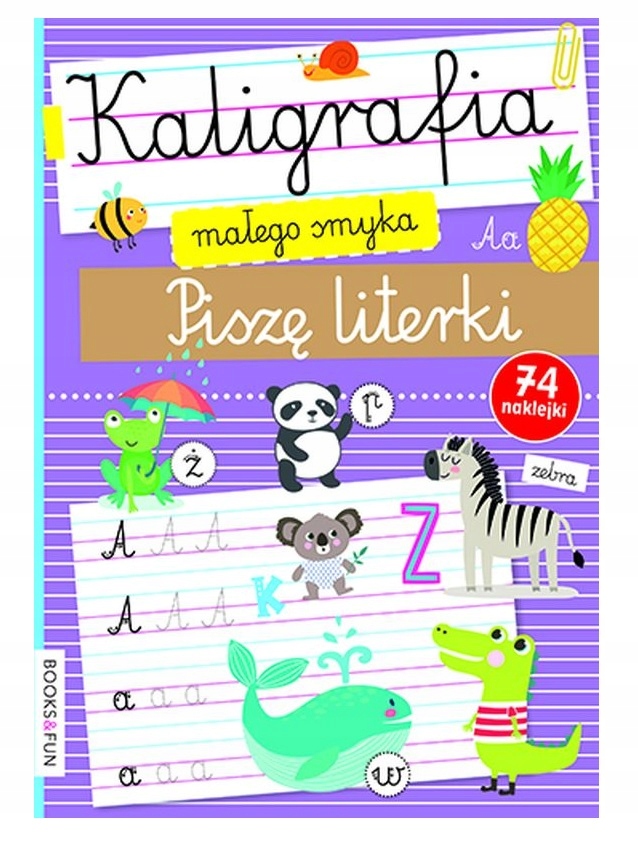 Kaligrafia Małego Smyka Pisze literki