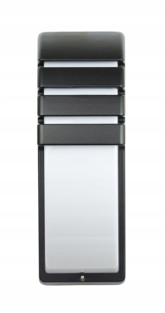 Nowoczesny czarny kinkiet elewacyjny zewnętrzny Zasilanie sieciowe