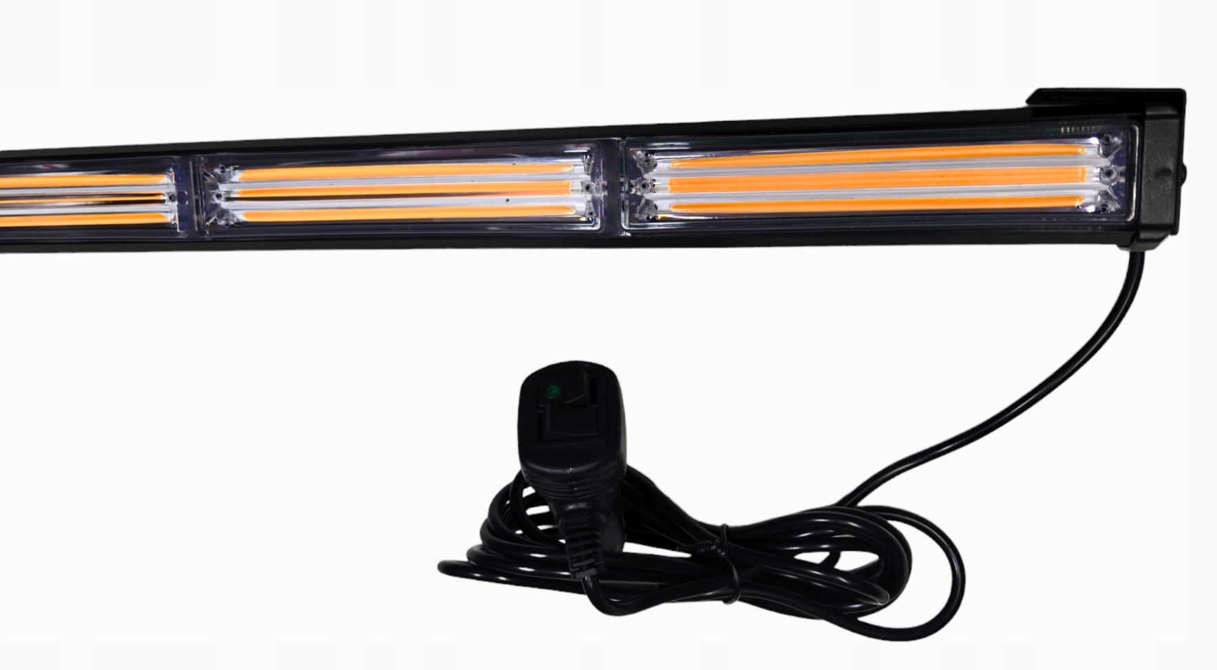 BELKA OSTRZEGAWCZA LED MIGAJĄCA KOGUT STROBOSKOP LAWETA PRZYCZEPA 118 CM Źródło światła LED