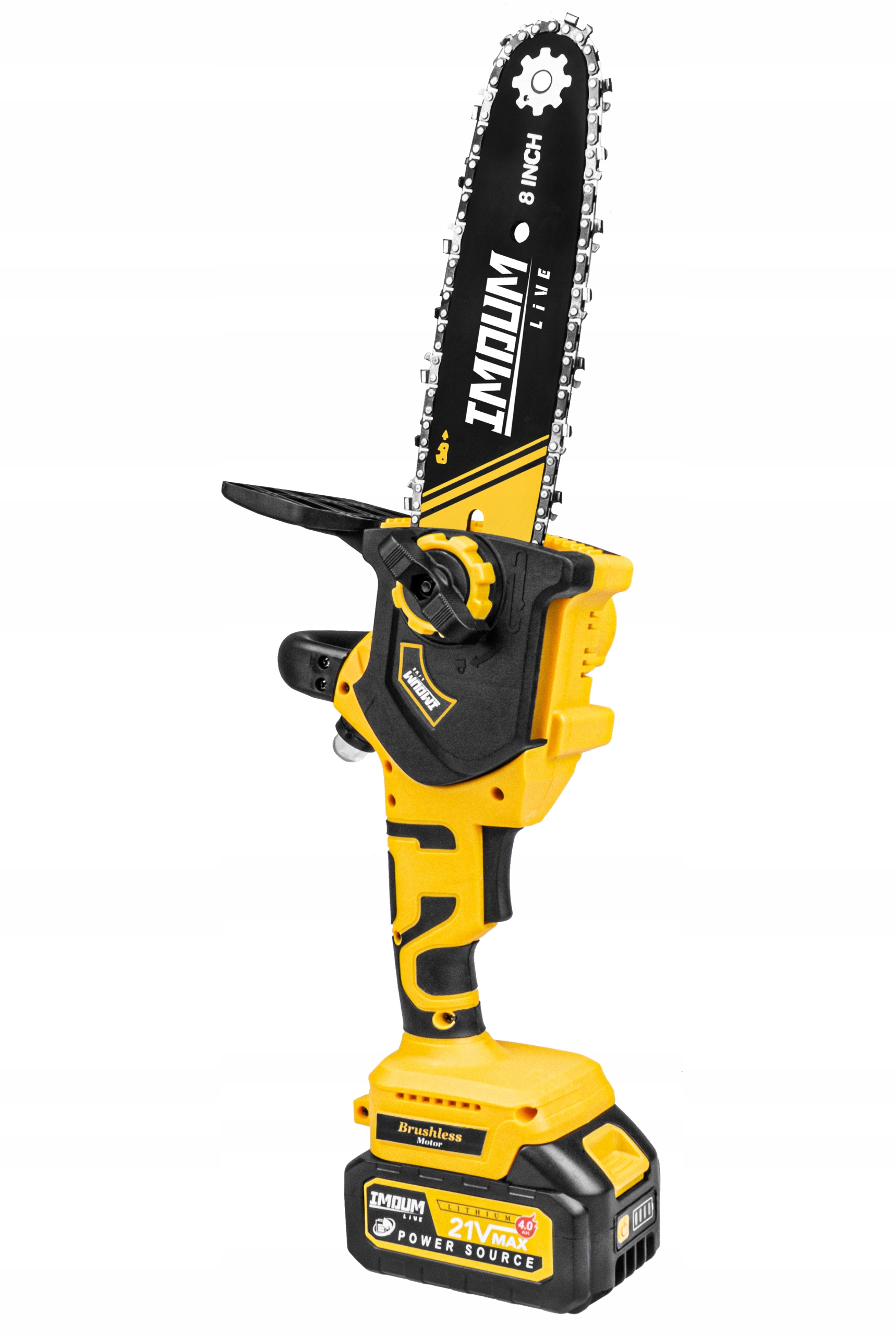 MINI PIŁA ŁAŃCUCHOWA AKUMULATOROWA PILARKA 8" 2xAKU 2xŁAŃCUCH IMOUM Marka Imoum