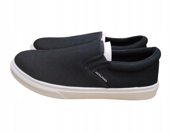 Jack&jones Černé Pánské Tenisky S Bílou Podrážkou 42 Jwa