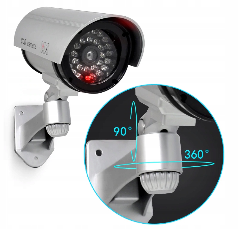 KAMERA ATRAPA IR LED MONITORING KAMERA ZEWNĘTRZNA ŚCIENNA Z DIODĄ MIGAJĄCA EAN (GTIN) 4031899792062